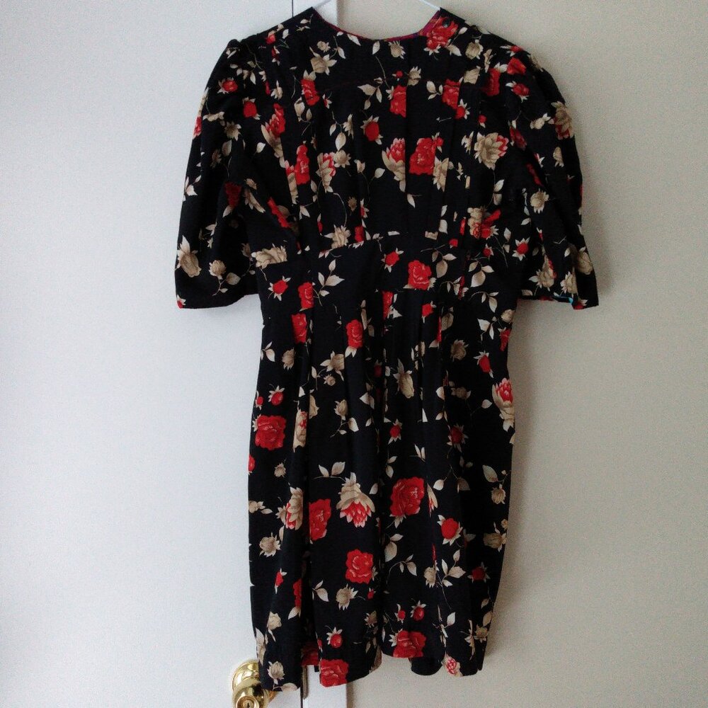 Handmade Mennonite Cape Dress Child? 36" Bust 31" Waist Modest Old Colony